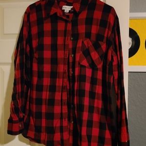 Buffalo Check Plaid Flannel Shirt